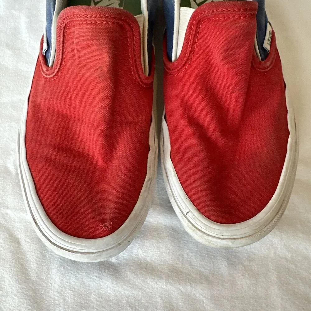 Vans Colorful Slip On Sneakers‎ Men's 4/Womens 5.5 Off the Wall Classic